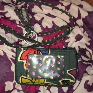 Vera Bradley Wristlet and Lanyard